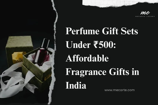 Perfume Gift Sets Under INR 500: Affordable Fragrance Gifts in India displayed in a stylish gift box.