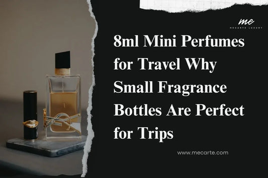 Travel perfume selection featuring 8ml mini fragrances ideal for trips and convenient travel.