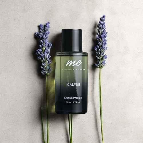CALYNE by Mecarte Luxury, best travel perfume India with lavender and floral elements.
